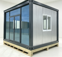 Unidad de Vivienda Modular de Vidrio Aislada y Prefabricada para Oficina en Casa / Estudio en el Patio Trasero / Pequeño Salón de Café