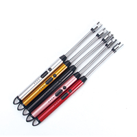 Briquet à arc Type-C Rechargeable Briquet électrique coupe-vent Affichage plasma 360 °   Allumeur à long col flexible pour bougie BBQ