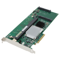 Carte de contrôle LSI00049, puce IOP333, interface PCIe 1.0 X8, deux ports internes, cache 256 Mo, 3 Go/s, composants informatiques SAS8408E