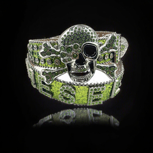 Nuovo arrivo uomo Simon <span class=keywords><strong>cintura</strong></span> teschio Glitter BB <span class=keywords><strong>cintura</strong></span> in vita <span class=keywords><strong>con</strong></span> diamante di cristallo e lega Punk personalità della moda - Product Image 3