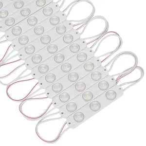 Módulo de 3 LED de 1,2 vatios para caja de luz de señal 160 grados 12V DC 3 Chip por módulos SMD2835 IP65 Módulo de luz LED