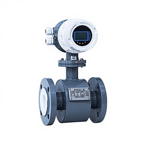 Electromagnetic Flow Meter All-in-one Digital Display High Accuracy Strong Acid Strong <b>Alkali</b> Industrial Sewage Slurry Pulp - Product Image 1