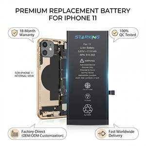 <span class=keywords><strong>Batterie</strong></span> <span class=keywords><strong>de</strong></span> remplacement pour <span class=keywords><strong>iPhone</strong></span>, neuve, 0 cycle, pour tous les modèles (<span class=keywords><strong>6</strong></span>, 7, 8, X, Xs, Xr, 11, 12, 13, 14) - Product Image 1