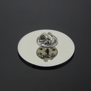 DIY OEM Custom Metall Edelstahl Runde Brosche Souvenirs Geschenke Anzug Zubehör Glatte Unisex Kragen Revers Blank Pin Abzeichen