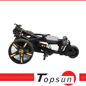 लोकप्रिय जर्मनी शैली गैर ब्रांडेड एल्यूमीनियम मुझे का पालन ऑटो नियंत्रण गोल्फ इलेक्ट्रिक ट्रॉली रिमोट - Product Image 5