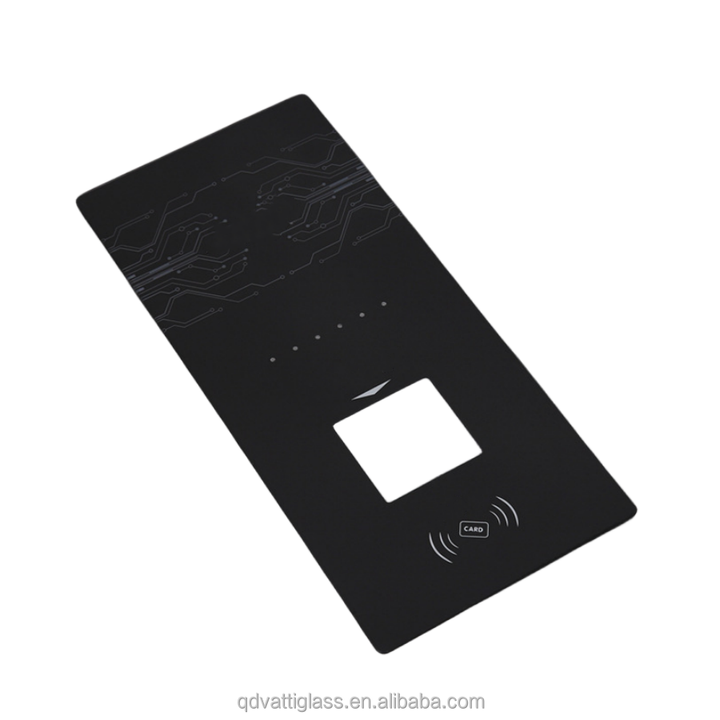 カスタマイズ強化タッチスイッチガラスシルクスクリーン印刷スマートスイッチガラス工場価格強化ガラス