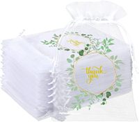 Sac d'emballage de mariage de Festival coréen de cou suspendu Vous sac à cordon en organza sac d'emballage de bijoux