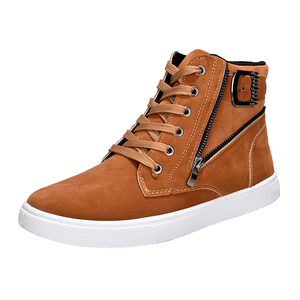 Zapatillas de Lona de Alta Calidad para Hombre, Diseño Personalizado, Ligeras, con Plantilla de PU Acolchada, con Cordones, Tallas Grandes, para Todas las Temporadas - Product Image 1