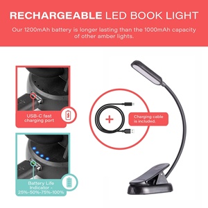<span class=keywords><strong>Lampe</strong></span> <span class=keywords><strong>de</strong></span> <span class=keywords><strong>lecture</strong></span> rechargeable à clip 2026, sans lumière bleue, portable, mini <span class=keywords><strong>lampe</strong></span> <span class=keywords><strong>de</strong></span> livre LED, vente chaude - Product Image 4
