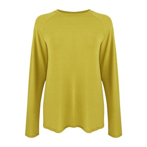 Haut de yoga pour femme respirant à séchage rapide, manches longues, extensible, col rond, vêtement de sport - Product Image 3