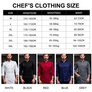 Giacca da Chef con tubazioni nere moderne uniformi da ristorante per cameriere e cameriera abbigliamento da lavoro abbigliamento di sicurezza alla moda cappotti da Chef - Product Image 2