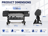 Usine directe 1.9m imprimante à jet d'encre automatique traceur Machine pour tissu Polyester 1 an de garantie solvant