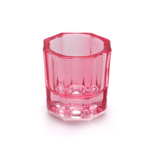 Bol en verre cristal coloré pour poudre acrylique et liquide, idéal pour le nail art - Product Image 3
