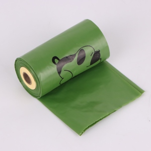 Sac écologique biodégradable jaune pour déchets d'animaux de compagnie, sac à crottes de chien personnalisé avec logo et rappel pour les excréments canins - Product Image 2