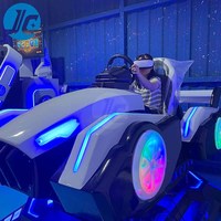 Simulateur de course automobile VR avec cadre en aluminium pour une expérience immersive en intérieur dans les centres commerciaux et les parcs d'aventure