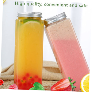 Hot Sale Food Grade PET Cylinder Transparent <b>Plastic</b> Storage Tank with Screw <b>Cap</b> for Dry Food and Tea Storage Packaging - Product Image 3