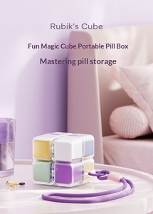 Pastillero al por mayor con cordón, dispensador de medicamentos portátil, dispensador sellado para almacenamiento, 7 días a la semana - Product Image 6