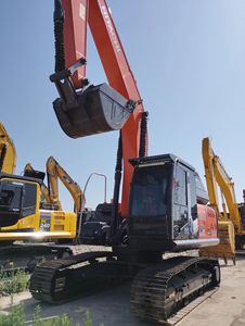 Excavatrice Hitachi ZX240 de 24 tonnes avec godet de terrassement, équipement de construction d'occasion - Product Image 1