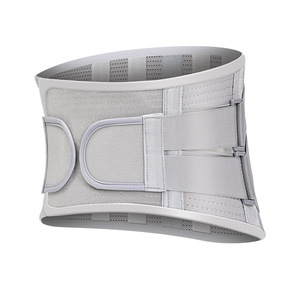 Cinturón de soporte lumbar con placa de acero, diseño curvo, transpirable, ajustable para adultos, soporte para escalada de montaña, función de mantener el calor - Product Image 1