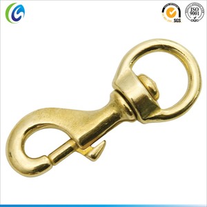 Fabricante Chino de <span class=keywords><strong>Mosquetones</strong></span> de Latón para Mascotas, con Tratamiento Electrolítico de Zinc, Certificado ISO9001, Gancho para Perros - Product Image 2