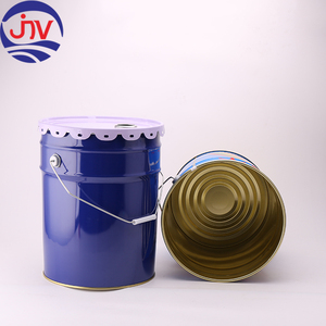Cubo Metálico de Alta Calidad de 5 Galones (20L) con Tapa, Ecológico, Antioxidante, Duradero, Certificado ROHS, Solución de Almacenamiento para Pintura - Product Image 2