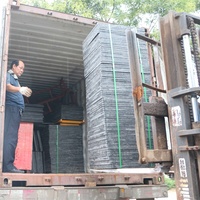 Paletas de Fibra de Vidrio Ecológicas Tipo Euro GMT con Superficie Lisa para Máquinas de Fabricación de Bloques de Hormigón y Ladrillo