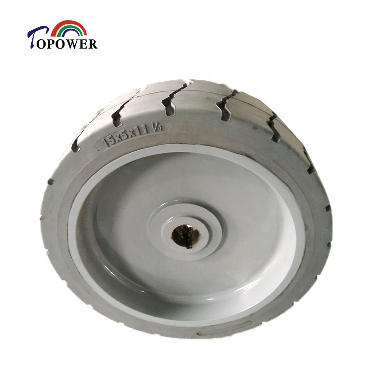 Chinese Factory Rubber Solid Tyre Mould on  Airless 15x5x11 1/4