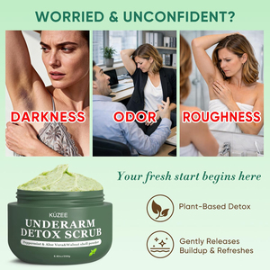 <span class=keywords><strong>Exfoliante</strong></span> <span class=keywords><strong>Corporal</strong></span> Humectante para Axilas con Cáscara de Nuez, Mentol y Aloe Vera para Eliminar Olores, Desodorantes, Acumulaciones y Manchas Oscuras - Product Image 2