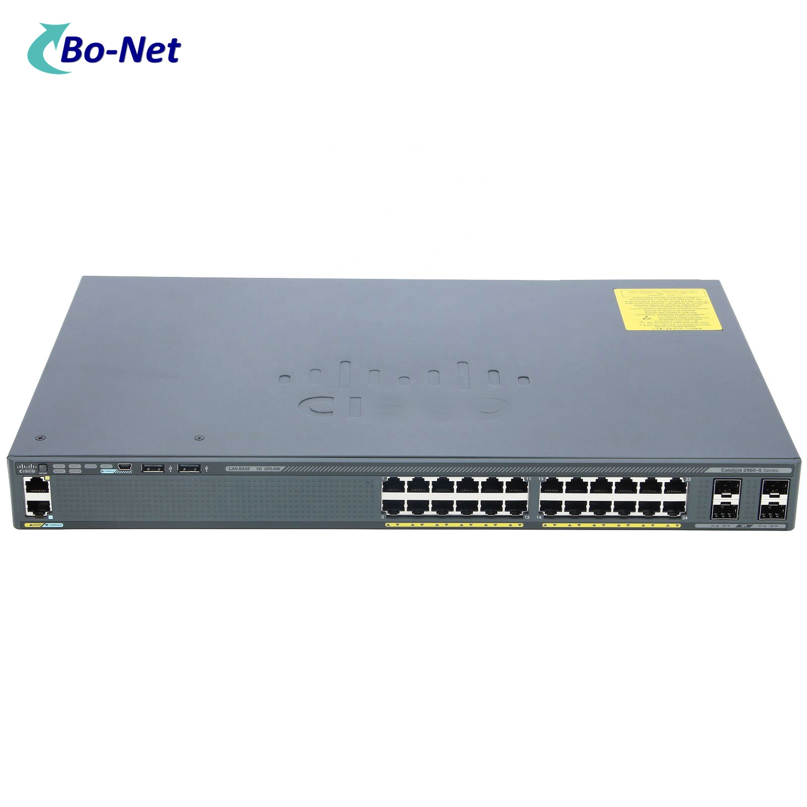 24 Port Gigabit Network Switch WS-C2960X-24TS-L Switch Stackable 4 SFP Uplink