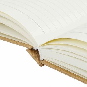 Carnet à couverture rigide en lin A5, 100 feuilles, tissu de haute qualité, agenda en promotion pour l'écriture avec dorure à chaud personnalisée - Product Image 4