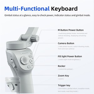 M01 palmare <span class=keywords><strong>stabilizzatore</strong></span> Gimbal Anti-Shake 3 asse del telefono <span class=keywords><strong>cellulare</strong></span> <span class=keywords><strong>stabilizzatore</strong></span> per Live Streaming - Product Image 5