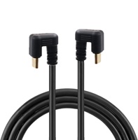 Câble de chargeur USB3.1 de type C en forme de U de 0,3 m, 180 degrés, 10G 60W 4K 60HZ