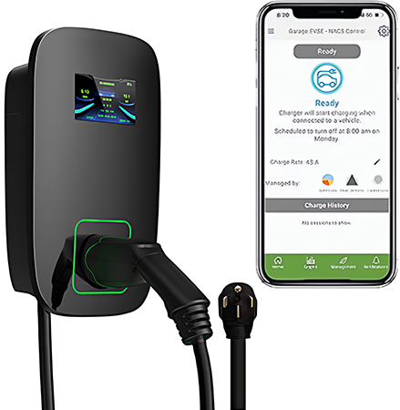 DIBOEV Type2 22KW EV Charging Station with WiFi Mobile App Wall Charger Type B RCD Current Adjustable Timer Set New Condition