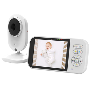 <span class=keywords><strong>Meilleur</strong></span> prix, caméra de surveillance pour bébé de 3,5 pouces 720p avec détection des pleurs, audio bidirectionnel, vision nocturne 3-5 m, lecteur de musique, 2,4 GHz FHSS - Product Image 4