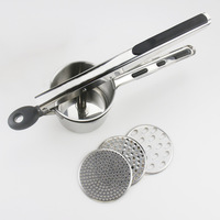 Écrase-pommes manuel portable en acier inoxydable, compatible lave-vaisselle, outil pour écraser les pommes de terre