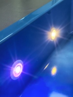 Lampu Kolam Renang LED Pabrik OEM Bawah Air 12V IP68 RGBW Pengubah Warna Cocok untuk Fitting Return 1,5 Inci Kompatibel dengan Pentair Jandy