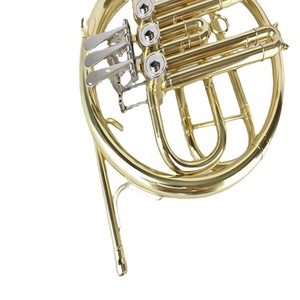 Instrumento Musical Trompa Francesa de Tres Teclas en Sib, Trompa de Fila Única, Trompa Sinfónica de Latón MFH-100, Lacado Dorado BB - Product Image 5