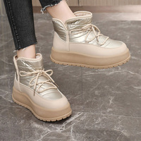 Bottes d'hiver colorées en gros directement de l'usine pour femmes, bottes d'hiver imperméables pour femmes, bottes de neige pour femmes, design de créateur