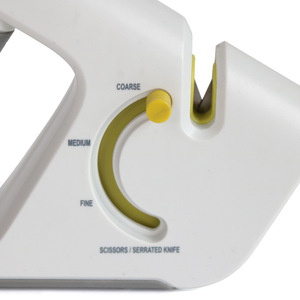 Afilador de cuchillos multi-grano ajustable, piedra de afilar manual para tijeras y cuchillos dentados. - Product Image 5
