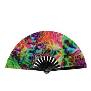 Éventail pliant personnalisé en bambou peint, motif pastèque, 13 pouces, idéal pour les événements – Meilleure vente - Product Image 4