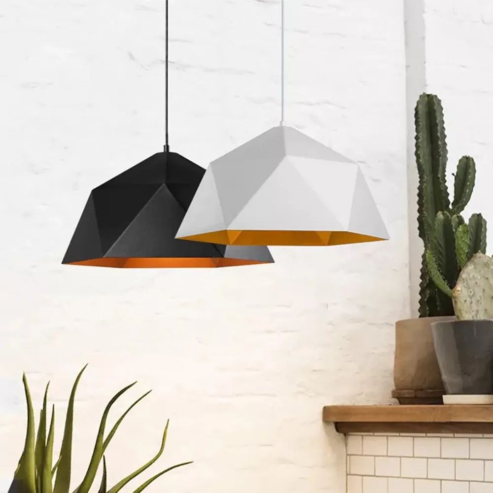 BOKUN High Quality Modern Style Black Iron LED chandelier Indoor Lighting kitchen lamp