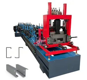 Железный стальной профиль, C-образный профиль, листогибочный станок, C Z-профиль, машина для холодного формования валков на продажу