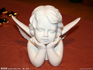 Statua in marmo stile occidentale piccola scultura di <span class=keywords><strong>angelo</strong></span> seduto - Product Image 4