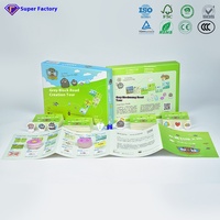 Jeu de cartes éducatives interactives personnalisées, finition mate, jeu de société pour enfants, jeu de cartes de réflexion pour l'apprentissage de la lecture