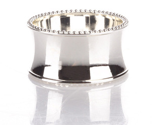 Portatovagliolo in argento dorato per ristorante di nozze - Product Image 5