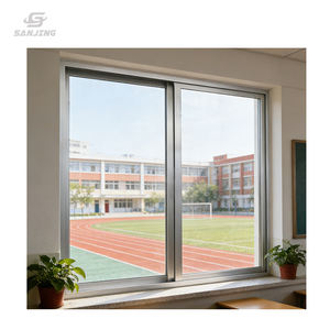 Fenêtres coulissantes australiennes pour <span class=keywords><strong>baie</strong></span> <span class=keywords><strong>vitrée</strong></span>, noires, à double vitrage avec rupture de pont thermique, Huricam Proop, dernier design de fenêtre <span class=keywords><strong>coulissante</strong></span> - Product Image 4