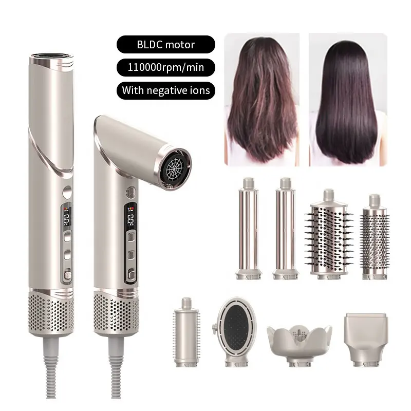 Individuelle Haarpflege- und Styling-Geräte Lockenbecken Multi-Air Wrap Styler 8-In-1 heiße Haarbürste