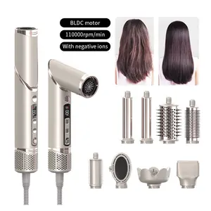Customize Hair Care And Styling Appliances Curling Iron Multi Air Wrap Styler 8 In 1 Hot Hair Brush