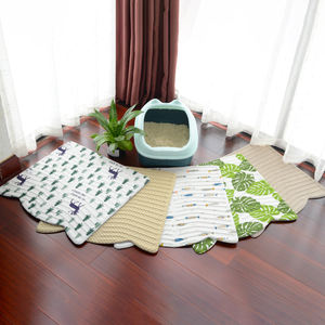 Wasserdichter EVA-Stoff Spritzwasser geschütztes Haus Sauberer Katzenstreu Fang matte Verhindert unordentliche Böden Katzenstreu matte - Product Image 2