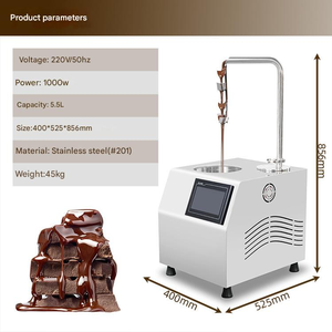 Machine à tempérer le <span class=keywords><strong>chocolat</strong></span> commerciale 5KG 8KG – Équipement automatique de fusion et de tempérage du <span class=keywords><strong>chocolat</strong></span> pour magasins et usines - Product Image 1